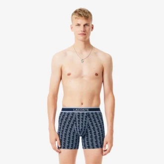 3er-Pack Boxershorts für Herren mit Monogramm-Print