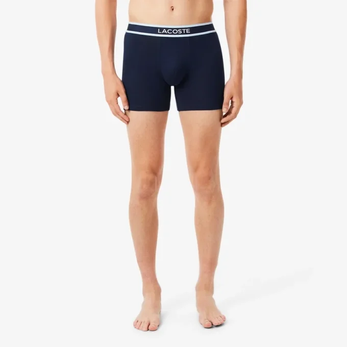 3er-Pack Boxershorts für Herren mit Monogramm-Print