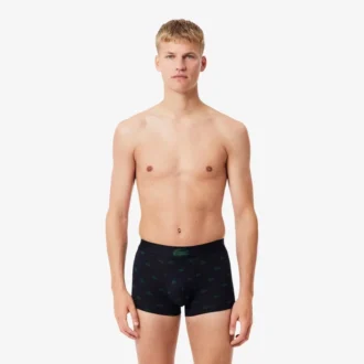3er-Pack Herren-Retroshorts mit Krokodil-Print