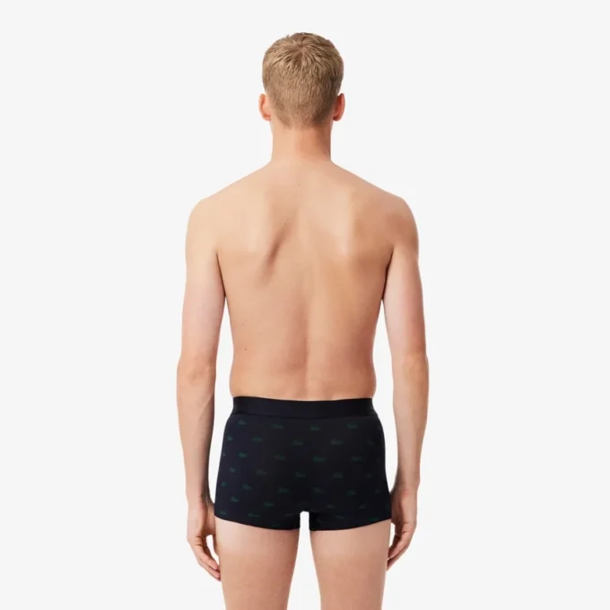 3er-Pack Herren-Retroshorts mit Krokodil-Print