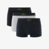 3er-Pack Herren-Retroshorts mit Krokodil-Print