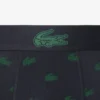 3er-Pack Herren-Retroshorts mit Krokodil-Print