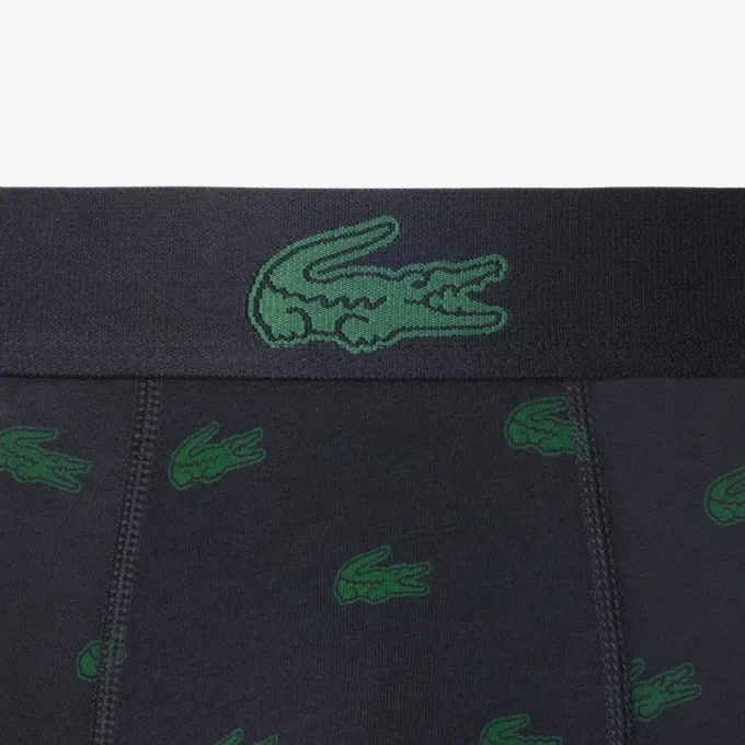 3er-Pack Herren-Retroshorts mit Krokodil-Print