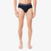 3er-Pack Herren-Slips aus Baumwolle mit Logo am Bund