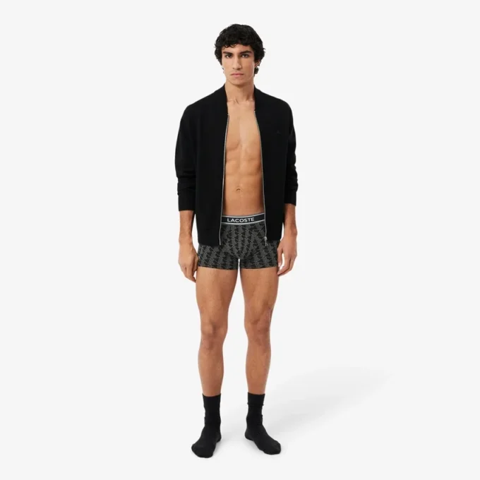 3er-Pack Monogram-Retroshorts für Herren