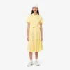 Ausgestelltes Mini-Poloshirt-Kleid für Damen