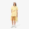 Ausgestelltes Mini-Poloshirt-Kleid für Damen