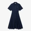 Ausgestelltes Mini-Poloshirt-Kleid für Damen