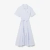 Ausgestelltes Mini-Poloshirt-Kleid für Damen
