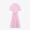 Ausgestelltes Mini-Poloshirt-Kleid für Damen