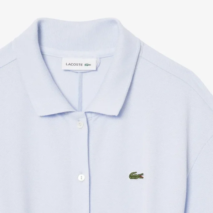 Ausgestelltes Mini-Poloshirt-Kleid für Damen