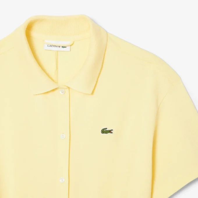 Ausgestelltes Mini-Poloshirt-Kleid für Damen