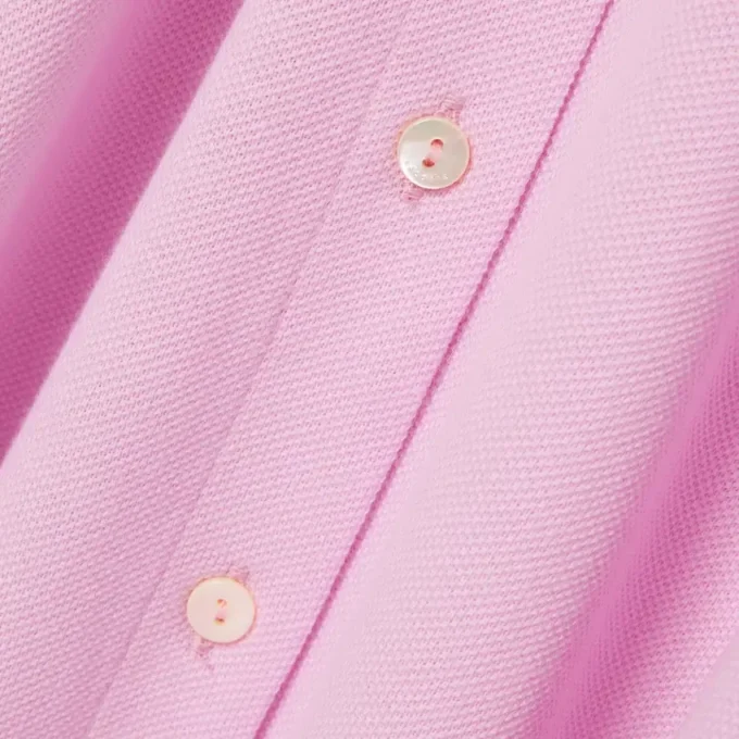 Ausgestelltes Mini-Poloshirt-Kleid für Damen