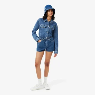 Baumwoll-Jeansshorts