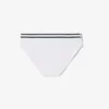 Baumwoll-Slip mit Streifen an der Taille