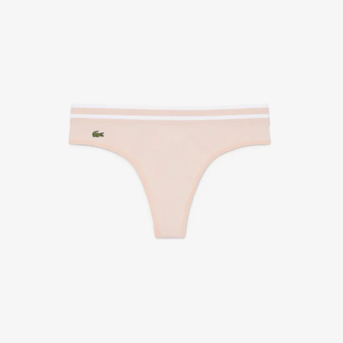 Baumwoll-String-Slip mit Streifen