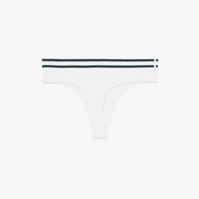 Baumwoll-String-Slip mit Streifen