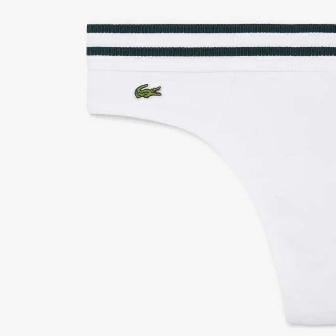 Baumwoll-String-Slip mit Streifen
