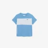 Baumwoll-T-Shirt mit Farbblock