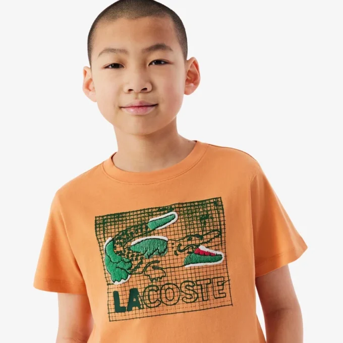 Baumwoll-T-Shirt mit Grafikprint