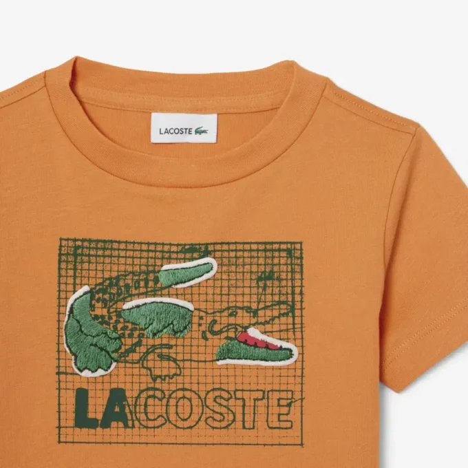 Baumwoll-T-Shirt mit Grafikprint