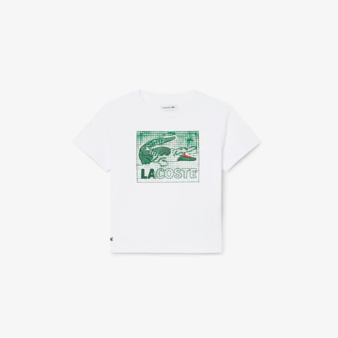 Baumwoll-T-Shirt mit Grafikprint