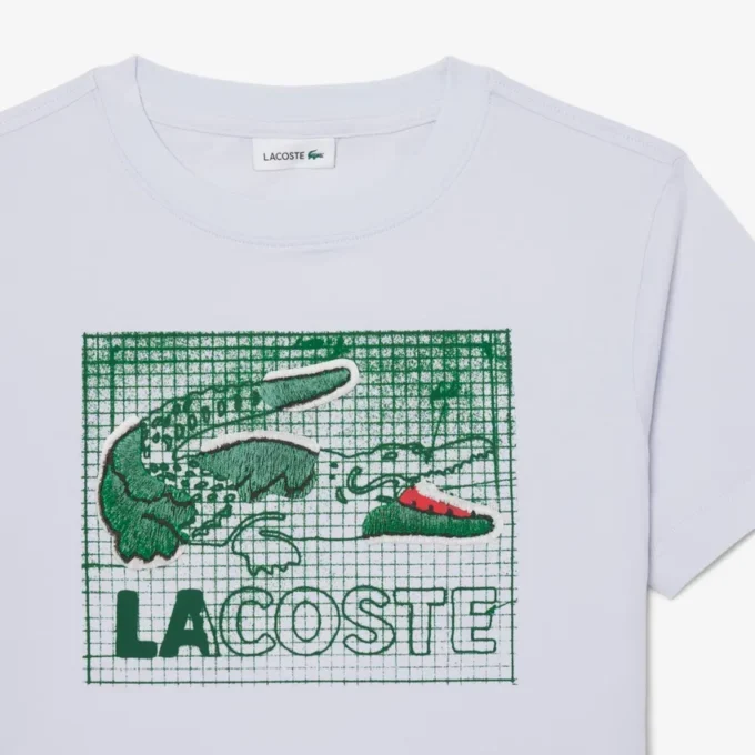 Baumwoll-T-Shirt mit Grafikprint
