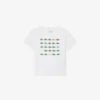 Baumwoll-T-Shirt mit Krokodil-Print
