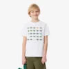 Baumwoll-T-Shirt mit Krokodil-Print
