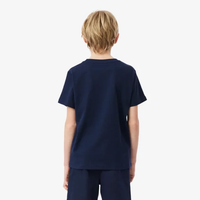 Baumwoll-T-Shirt mit Krokodil-Print