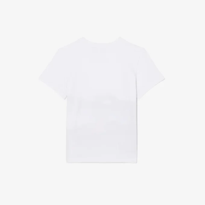 Baumwoll-T-Shirt mit Krokodil-Print