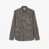 Baumwollhemd mit Print in Regular Fit