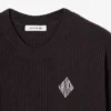 Baumwollpullover mit Rundhalsausschnitt