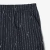 Baumwollshorts mit Krokodil-Print und Streifen