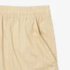 Baumwollshorts mit Krokodil-Print und Streifen