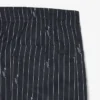 Baumwollshorts mit Krokodil-Print und Streifen