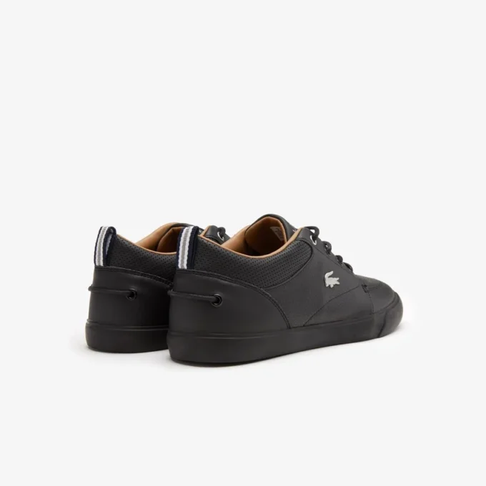 Bayliss Herren-Sneaker aus Leder mit perforiertem Kragen