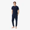 Bedruckte Baumwoll-Pyjama-Hose für Herren