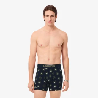 Bedruckte Boxershorts aus Stretch-Baumwolle für Herren