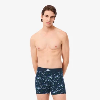 Bedruckte Boxershorts aus Stretch-Baumwolle für Herren