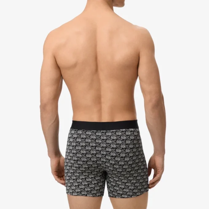 Bedruckte Boxershorts aus Stretch-Baumwolle für Herren