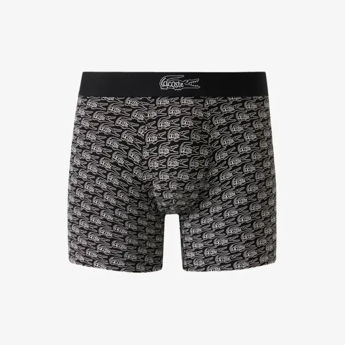 Bedruckte Boxershorts aus Stretch-Baumwolle für Herren