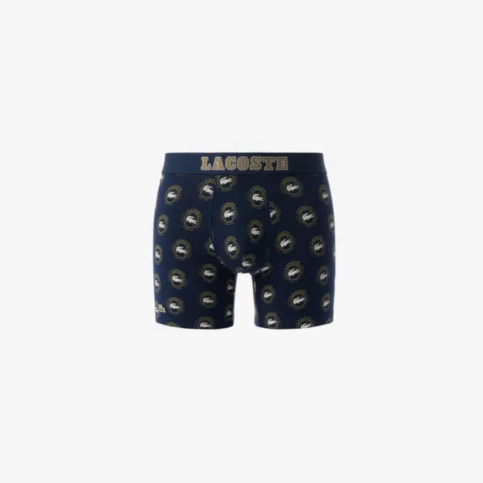 Bedruckte Boxershorts aus Stretch-Baumwolle für Herren