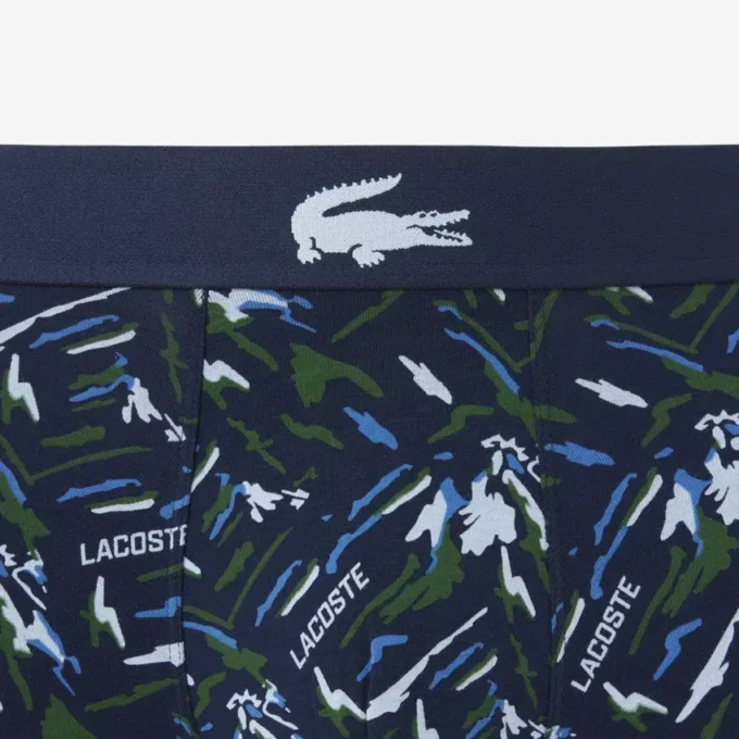 Bedruckte Boxershorts aus Stretch-Baumwolle für Herren