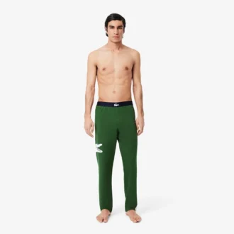 Bedruckte Fleece-Loungewear-Hose für Herren