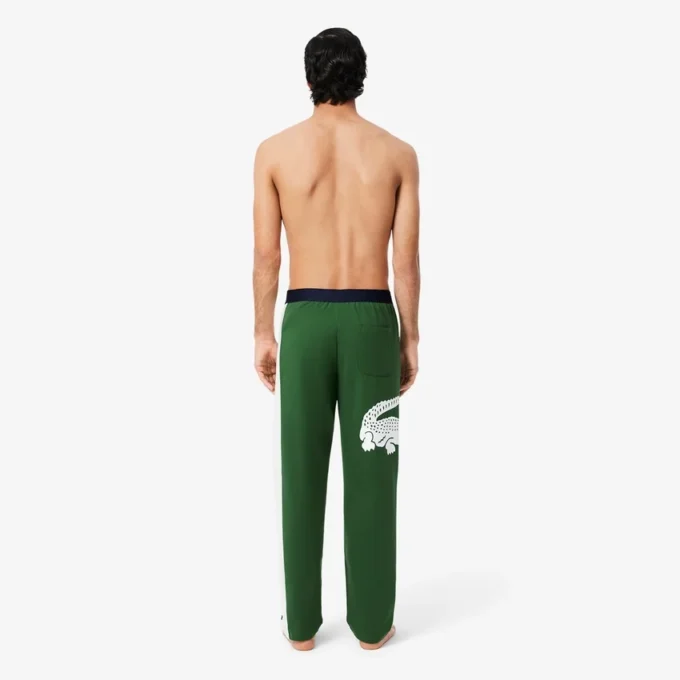 Bedruckte Fleece-Loungewear-Hose für Herren