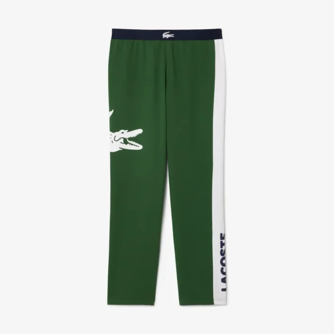 Bedruckte Fleece-Loungewear-Hose für Herren