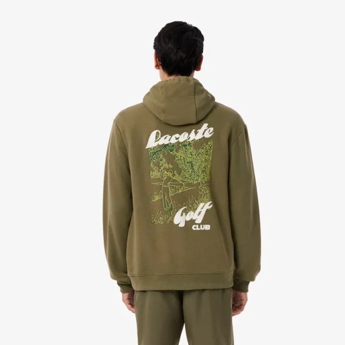 Bedruckter Fleece-Golf-Hoodie für Herren