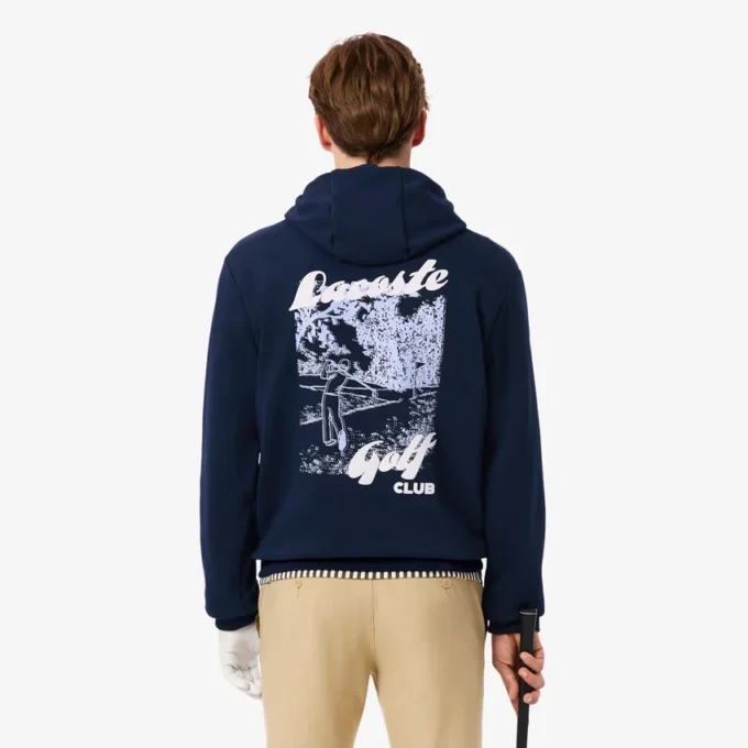 Bedruckter Fleece-Golf-Hoodie für Herren