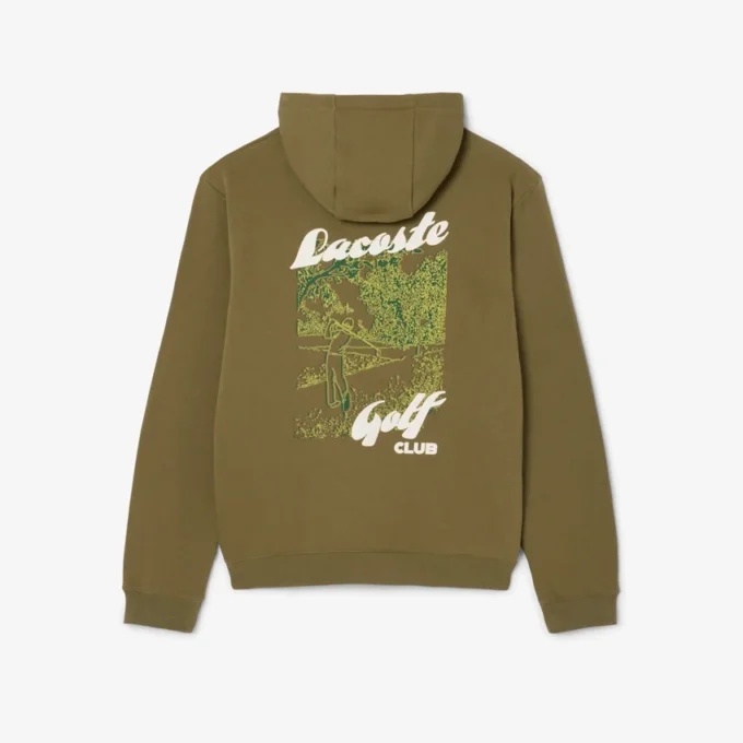 Bedruckter Fleece-Golf-Hoodie für Herren
